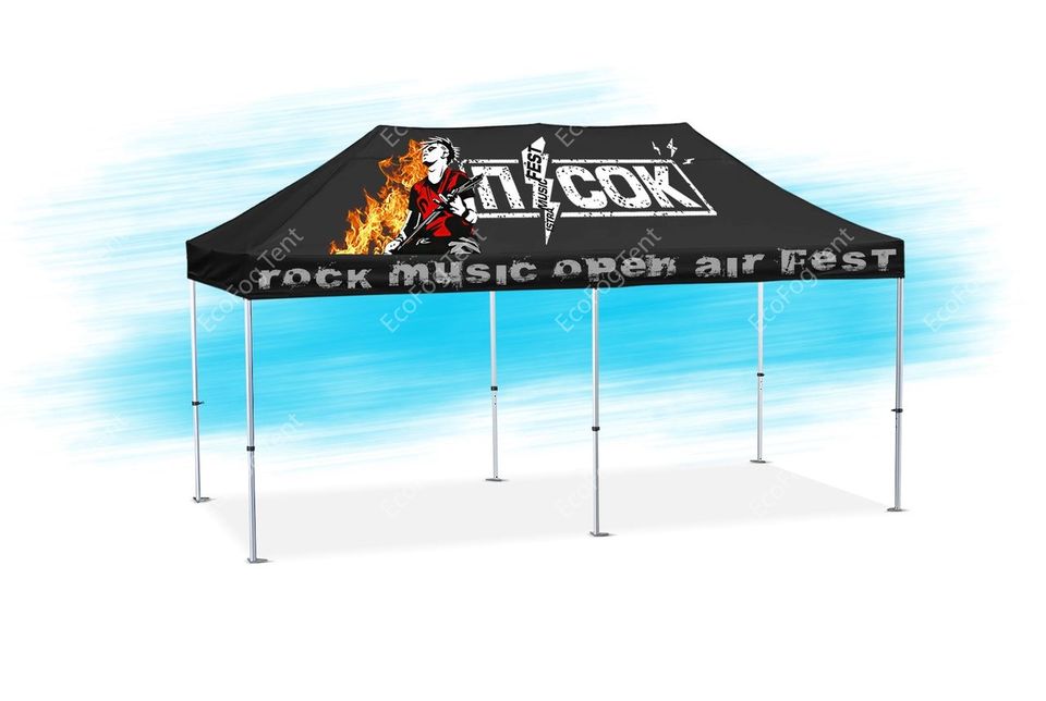 Торговая палатка 4*8 м брендированная от производителя Ecofog Tent. Цена от производителя