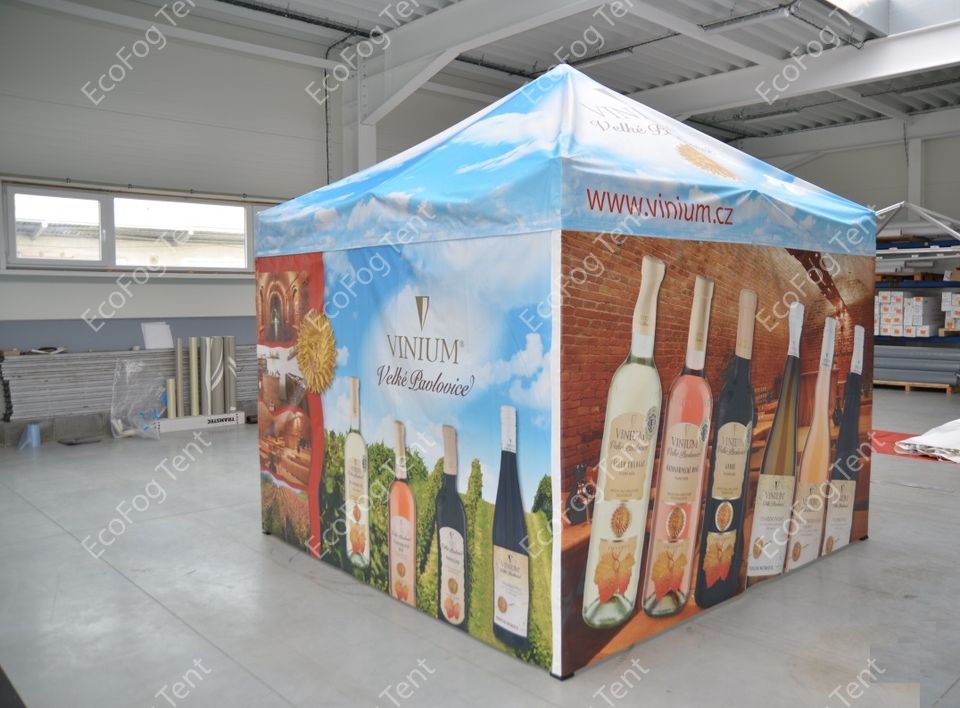 Торговая палатка 3*3 м брендированная от производителя Ecofog Tent. Цена от производителя