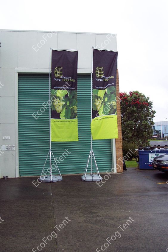Телескопический флагшток до 7м с флагом от производителя Ecofog Tent. Цена от производителя