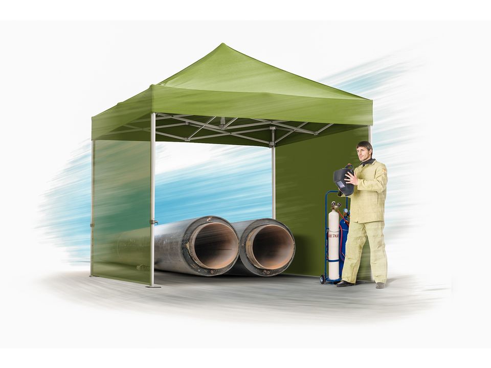 Палатка сварщика 3x3 Strong Брезент Водостойкая от производителя Ecofog Tent. Цена от производителя