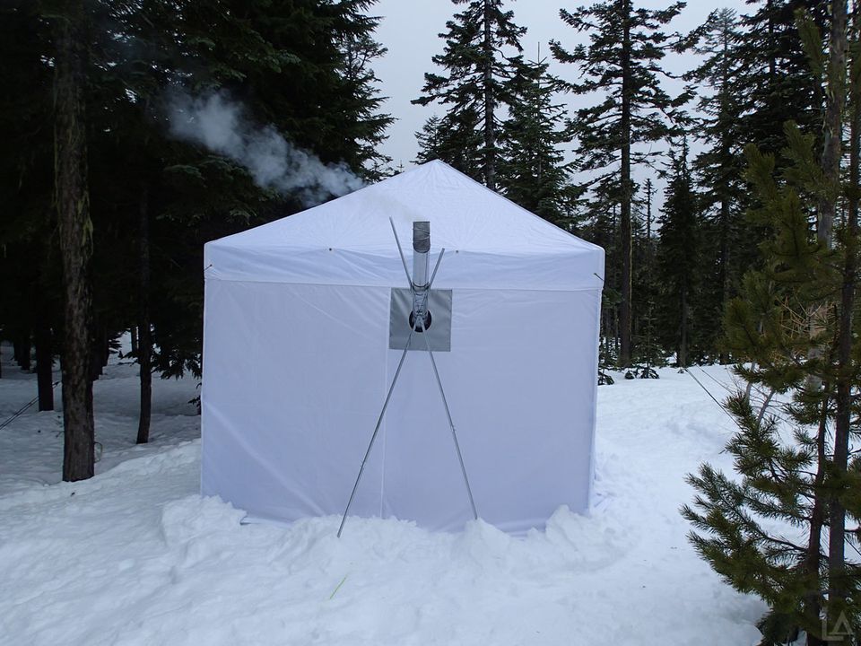Зимняя палатка 4x8 серии «Winter Tent» от производителя Ecofog Tent. Цена от производителя