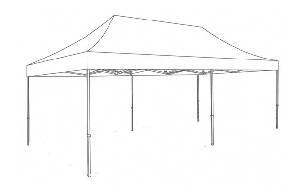 Свадебный шатёр 4*8 м Strong от производителя Ecofog Tent. Цена от производителя