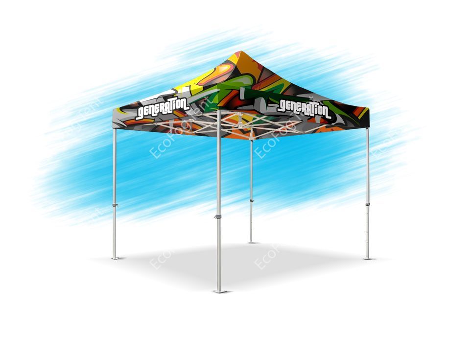 Торговая палатка 4*4 м брендированная от производителя Ecofog Tent. Цена от производителя