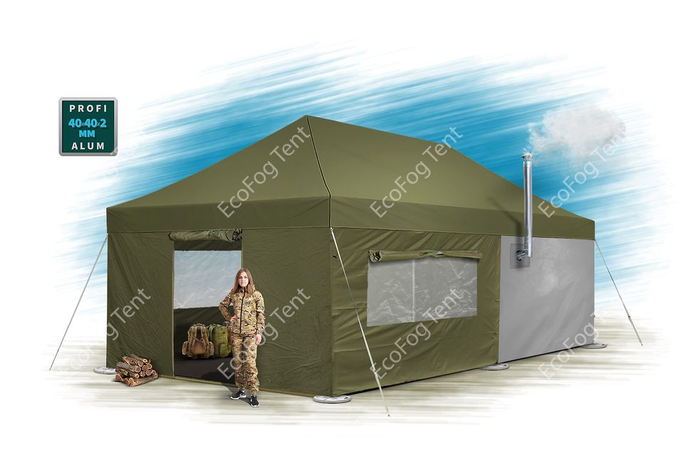 Зимняя палатка 3x6 серии «Winter Tent» от производителя Ecofog Tent. Цена от производителя