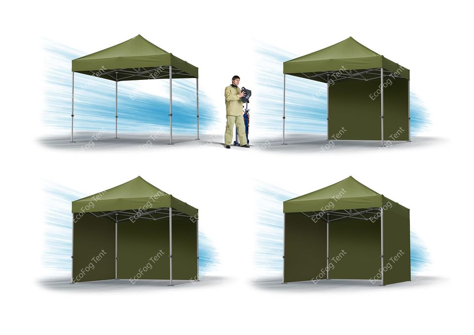 Палатка сварщика 3x3 Strong Брезент Водостойкая от производителя Ecofog Tent. Цена от производителя